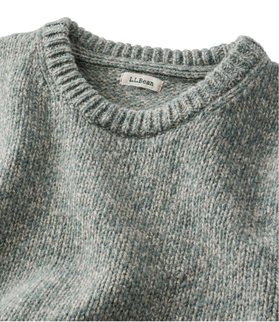 Women's Bean's Classic Ragg Wool Sweater, Crewneck L.L.Bean Featured