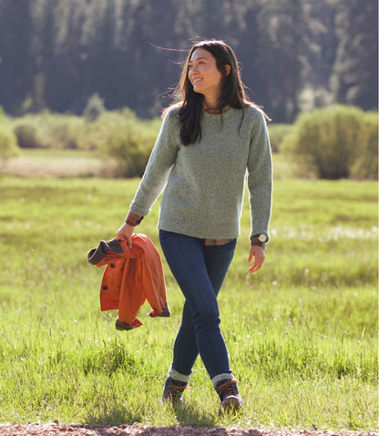 Women's Bean's Classic Ragg Wool Sweater, Crewneck L.L.Bean Featured