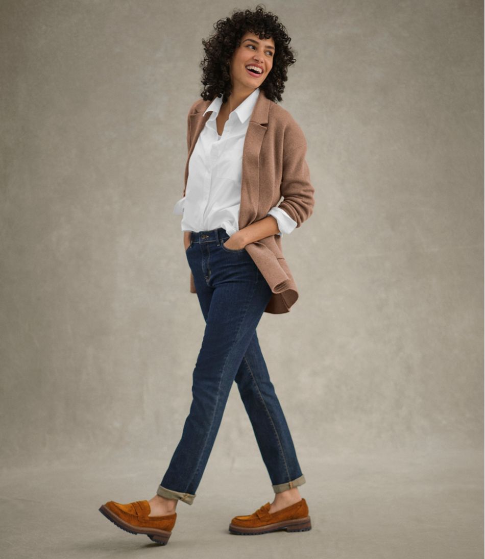 Women's Wicked Soft Cotton/Cashmere Coatigan Sweater L.L.Bean Popular