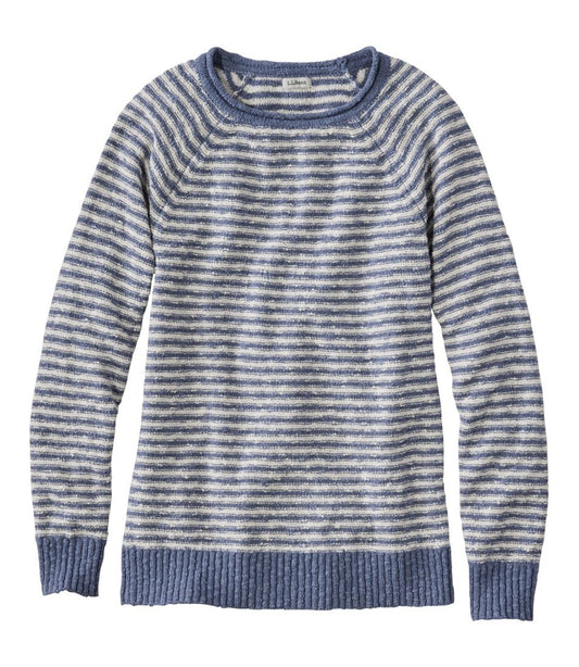Women's Midweight Cotton Slub Rollneck Pullover Stripe L.L.Bean Top Pick