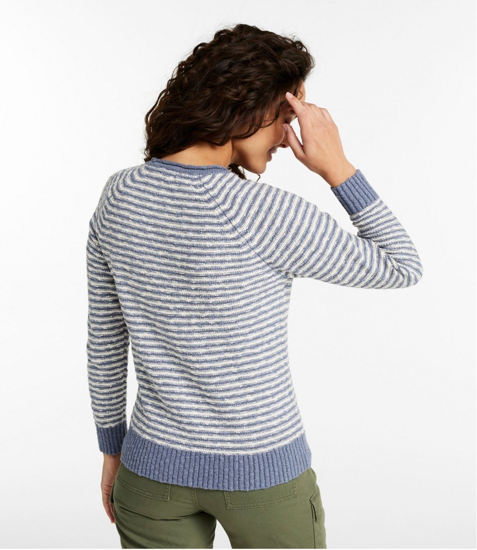 Women's Midweight Cotton Slub Rollneck Pullover Stripe L.L.Bean Top Pick