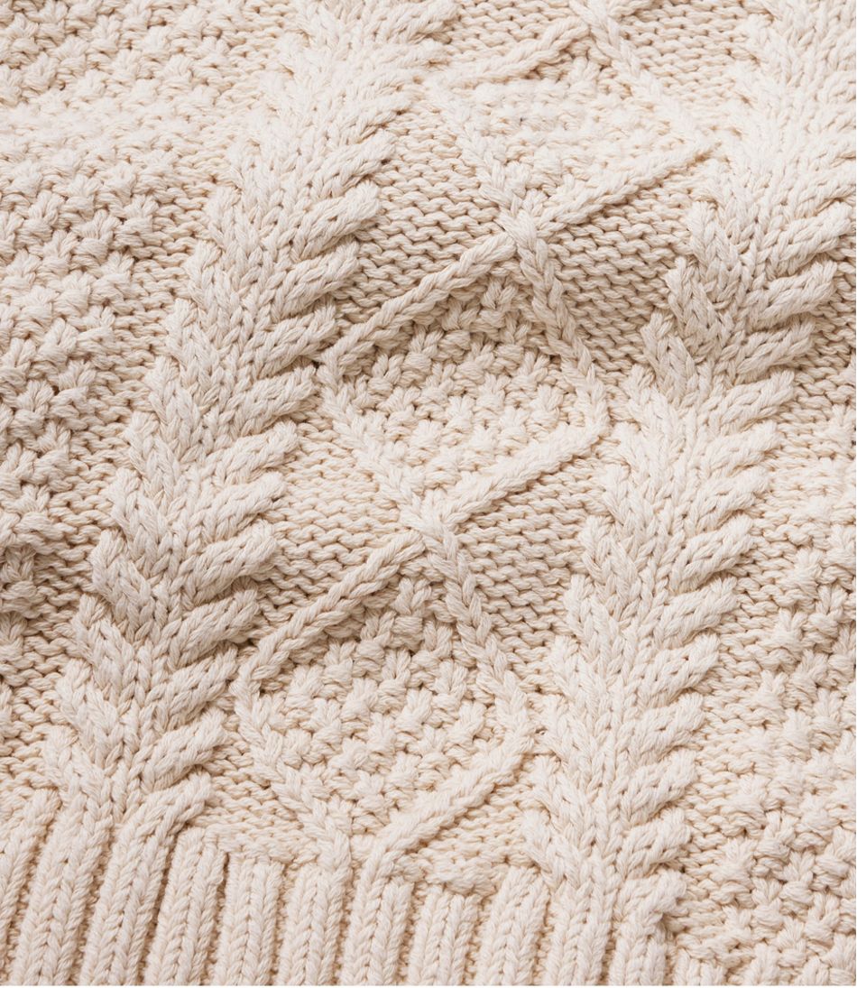Women's Signature Cotton Fisherman Sweater, Crewneck L.L.Bean Recommended