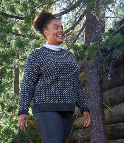 Women's Bean's Classic Ragg Wool Sweater, Crewneck Bird's-Eye L.L.Bean Essential