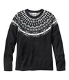 Black Mid Heather Gray Fair Isle