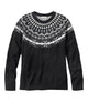 Black Mid Heather Gray Fair Isle