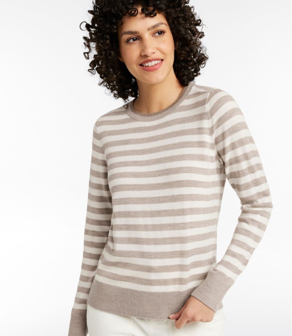 Women's Essential Merino Wool Sweater, Crewneck L.L.Bean New