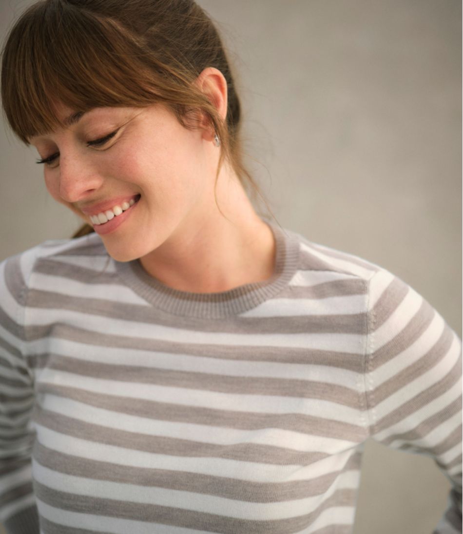 Women's Essential Merino Wool Sweater, Crewneck L.L.Bean New