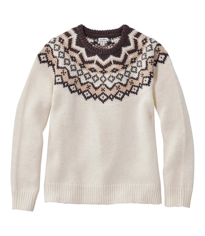 Cream Fair Isle,X-Small