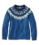 Deep Blue Fair Isle
