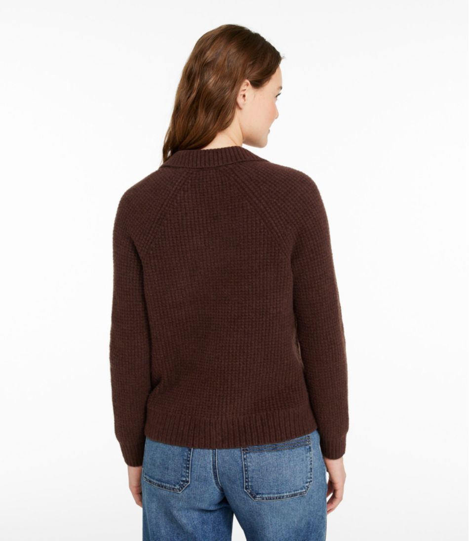 Women's SuperSoft Waffle Sweater, Polo L.L.Bean Top Pick