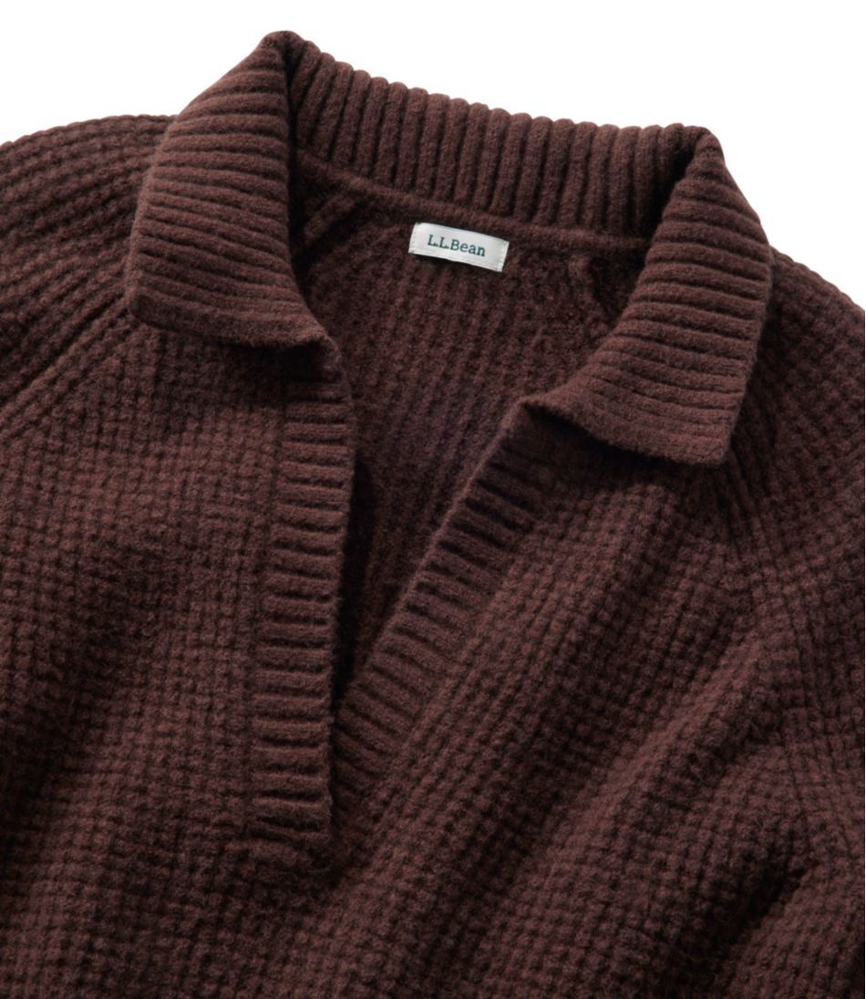 Women's SuperSoft Waffle Sweater, Polo L.L.Bean Top Pick