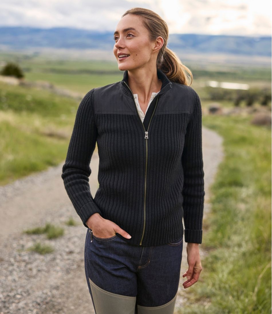 Women's Commando Sweater, Full-Zip L.L.Bean Recommended