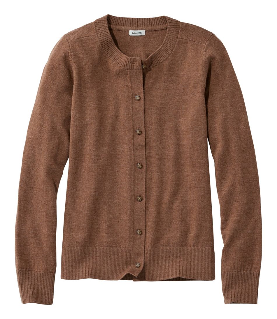 Women's Essential Merino Wool Sweater, Cardigan L.L.Bean Essential