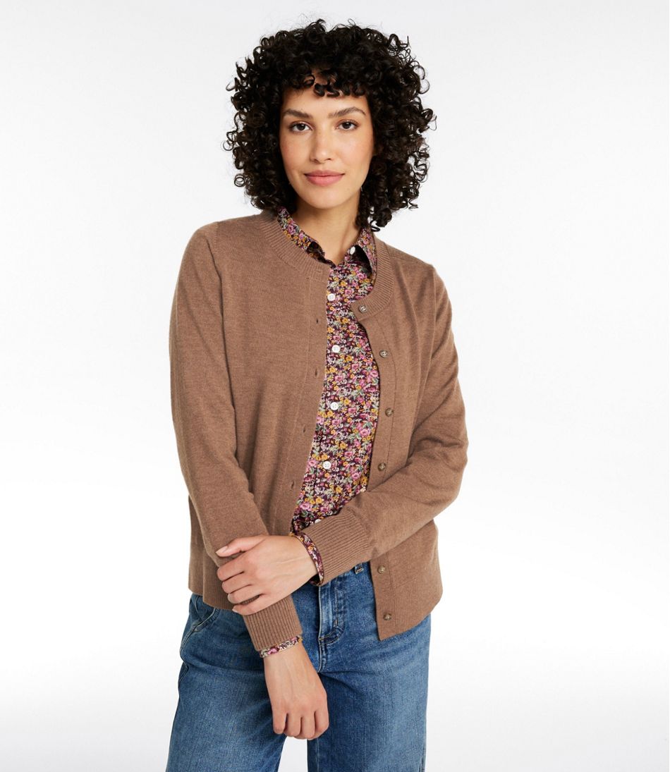 Women's Essential Merino Wool Sweater, Cardigan L.L.Bean Essential