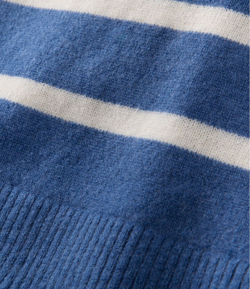 Women's Classic Cashmere Sweater, Crewneck Stripe L.L.Bean Everyday