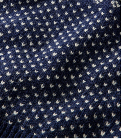 Women's Bean's Classic Ragg Wool Crewneck Intarsia Sweater L.L.Bean Value