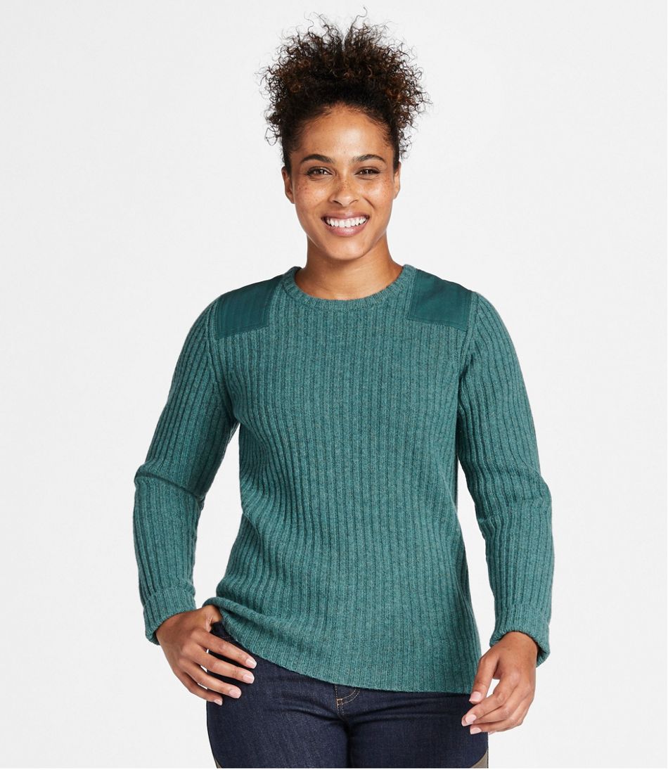 Women's Commando Crewneck Sweater L.L.Bean Premium