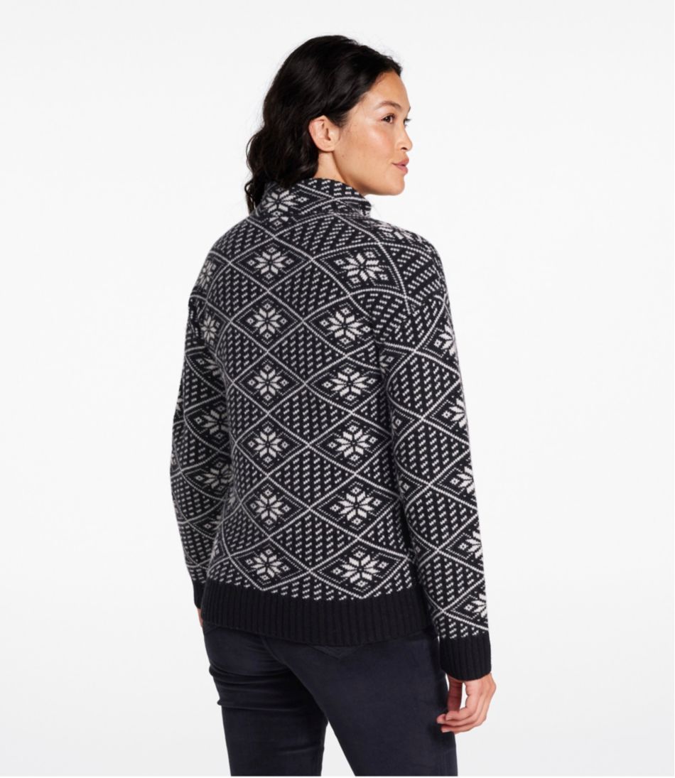 Women's Signature Kingfield Merino Wool Sweater, Fair Isle L.L.Bean New