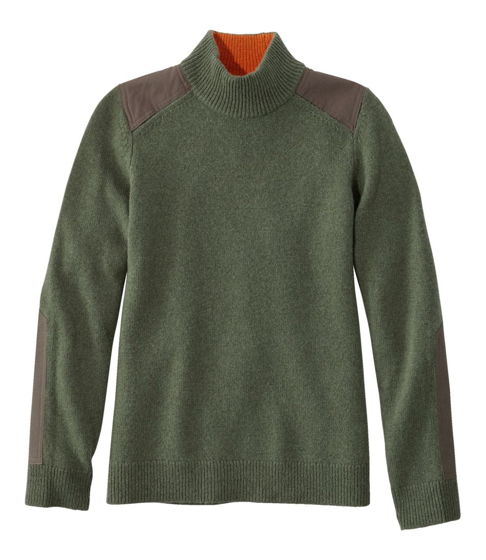 Women's Maine Guide Lightweight Lambswool Sweater L.L.Bean Featured