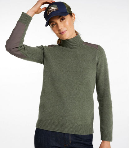 Women's Maine Guide Lightweight Lambswool Sweater L.L.Bean Featured