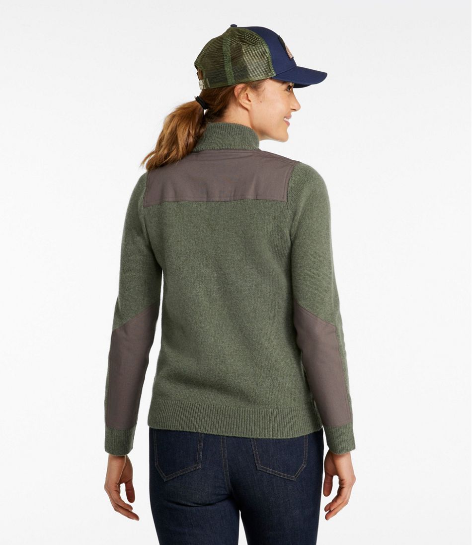 Women's Maine Guide Lightweight Lambswool Sweater L.L.Bean Featured
