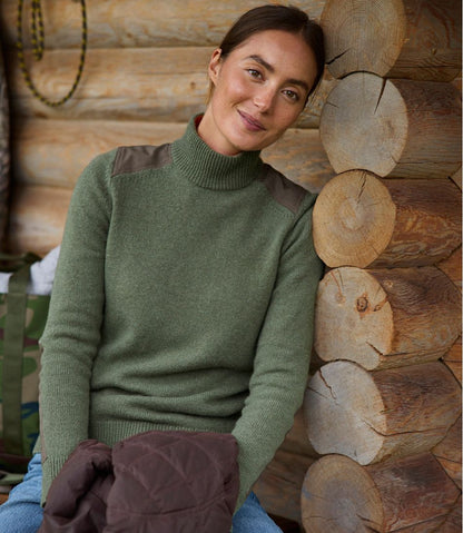 Women's Maine Guide Lightweight Lambswool Sweater L.L.Bean Featured