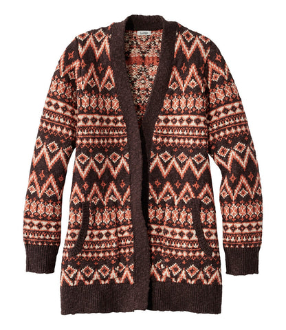 Deepest Brown Fair Isle,X-Small