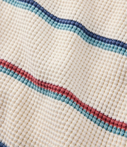 Women's Sunwashed Waffle Sweater, Pullover Stripe L.L.Bean Recommended