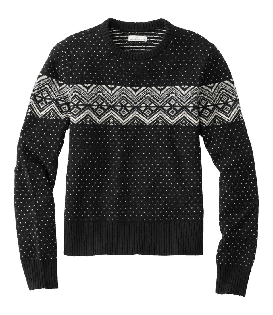 Women's Signature Camp Merino Wool Sweater, Pullover Novelty L.L.Bean Essential