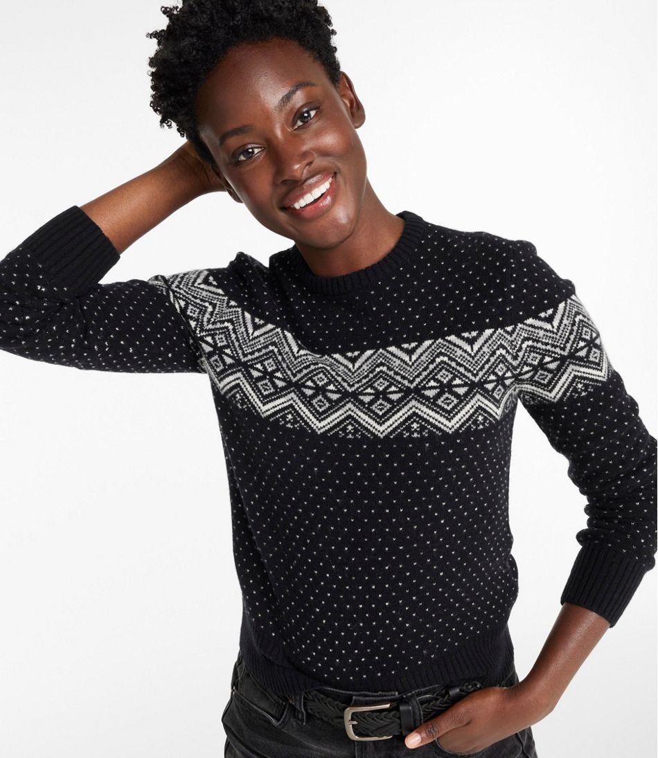 Women's Signature Camp Merino Wool Sweater, Pullover Novelty L.L.Bean Essential