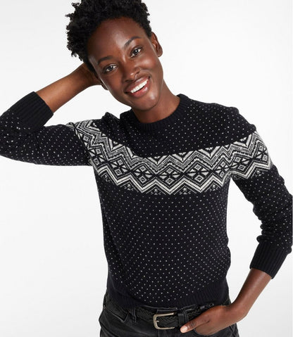 Women's Signature Camp Merino Wool Sweater, Pullover Novelty L.L.Bean Essential