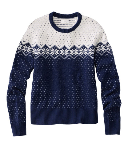 Bright Navy Fair Isle,X-Small