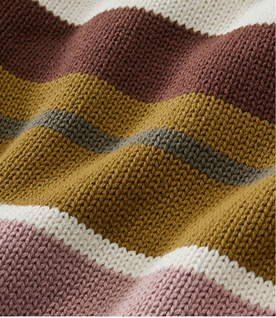 Women's Signature Original Cotton Sweater, Rollneck Stripe L.L.Bean Everyday