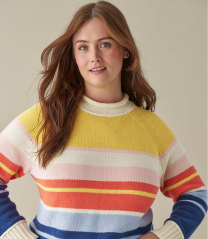 Women's Signature Original Cotton Sweater, Rollneck Stripe L.L.Bean Everyday