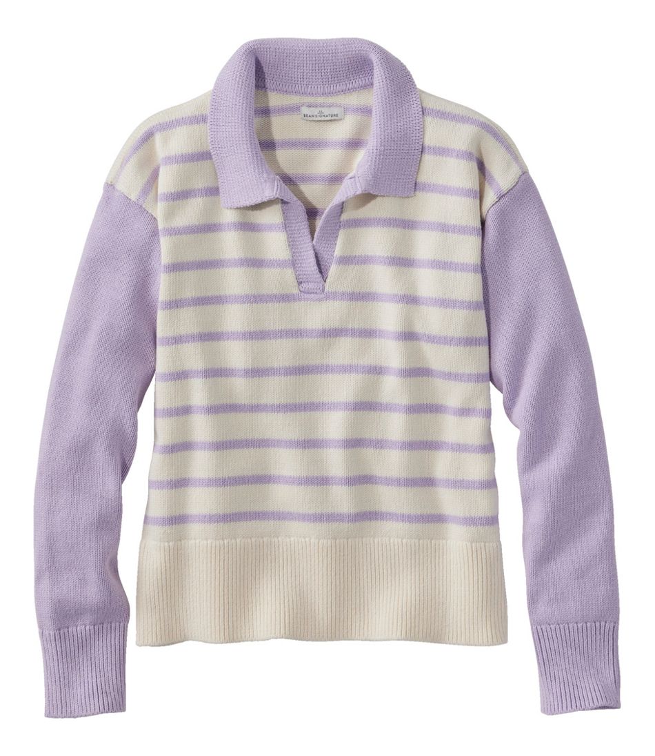 Women's Signature Original Cotton Sweater, Polo L.L.Bean Featured