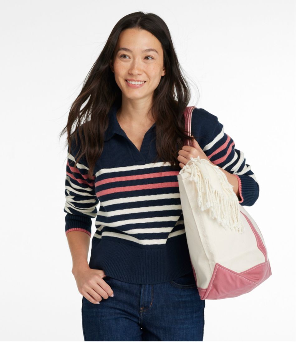 Women's Signature Original Cotton Sweater, Polo L.L.Bean Featured