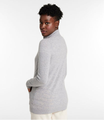 Women's Classic Cashmere Button-Front Cardigan L.L.Bean Top Pick