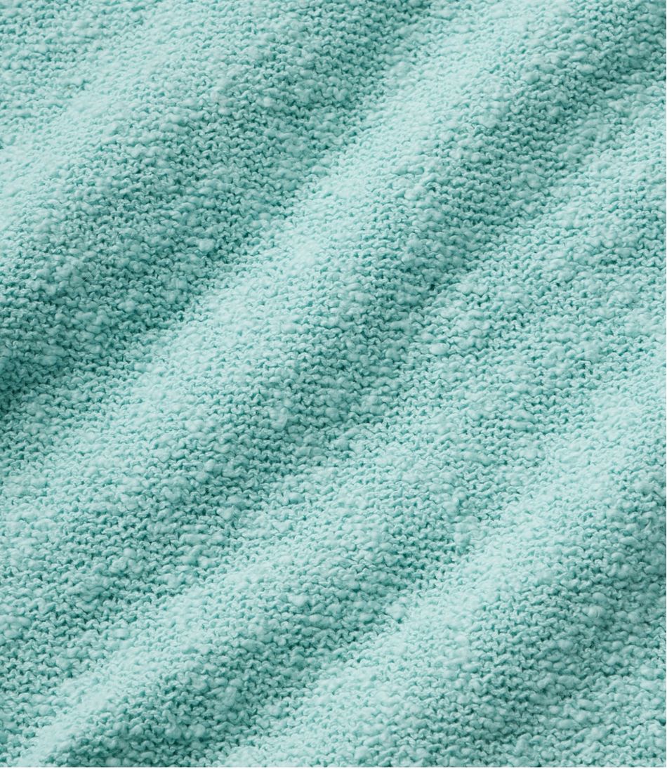 Women's Midweight Cotton Slub Sweater, Henley Short-Sleeve L.L.Bean Classic