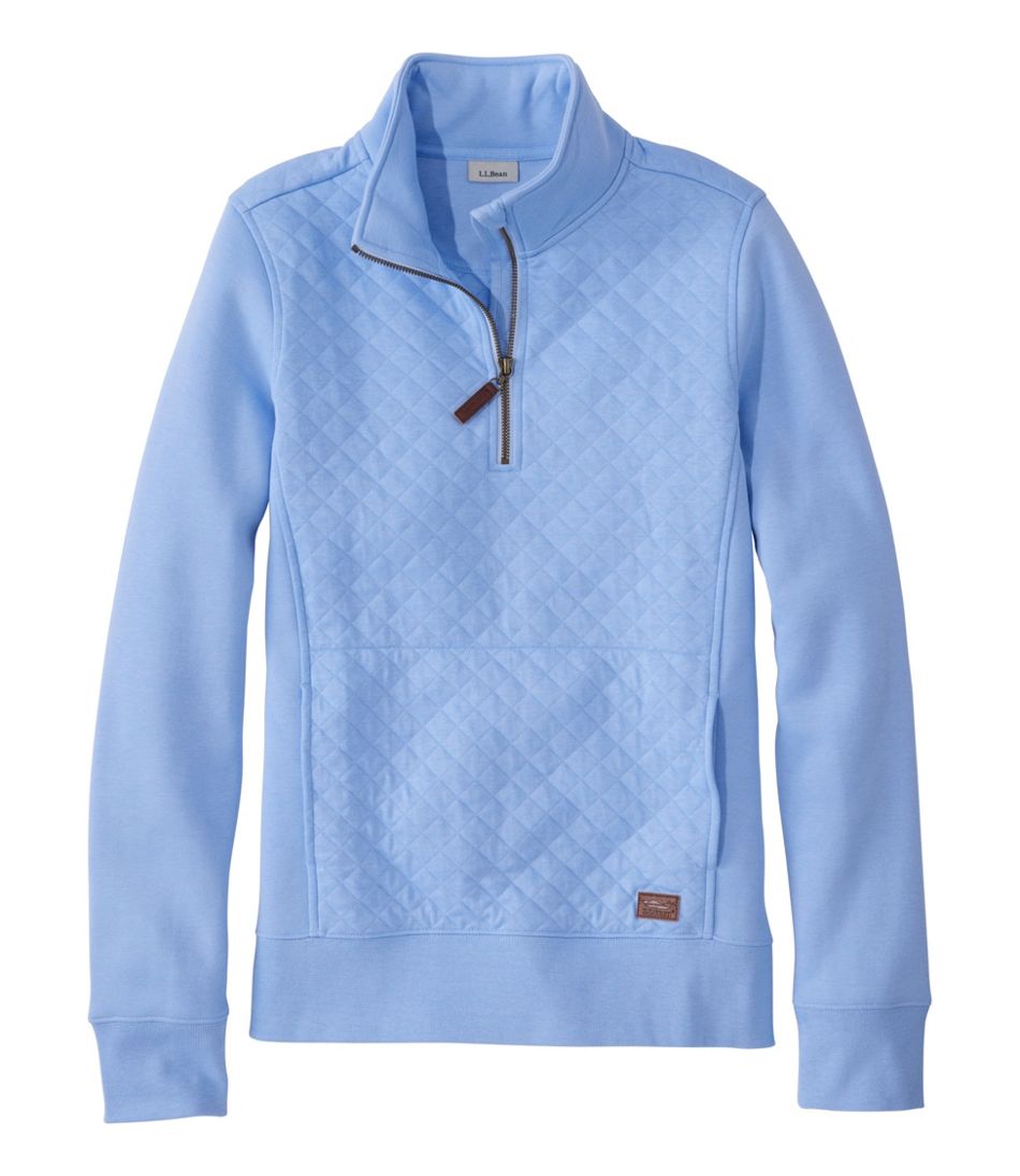 Women's Quilted Quarter-Zip Pullover L.L.Bean Popular