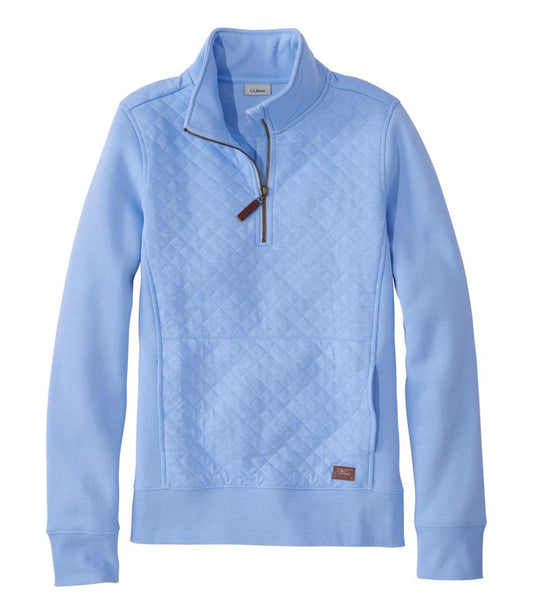 Women's Quilted Quarter-Zip Pullover L.L.Bean Popular