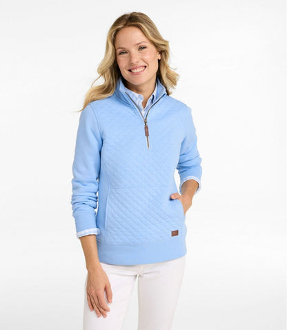 Women's Quilted Quarter-Zip Pullover L.L.Bean Popular