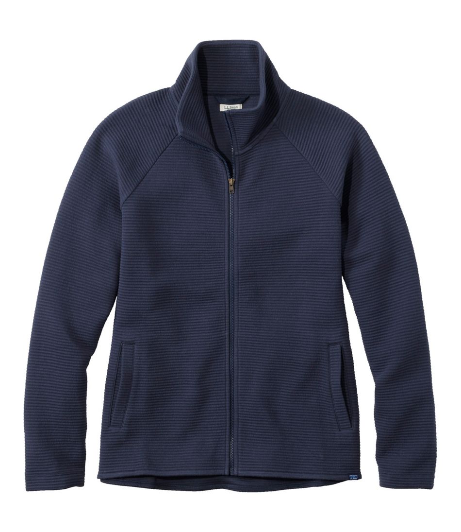 Women's Lakewashed Double-Knit Full-Zip L.L.Bean Recommended