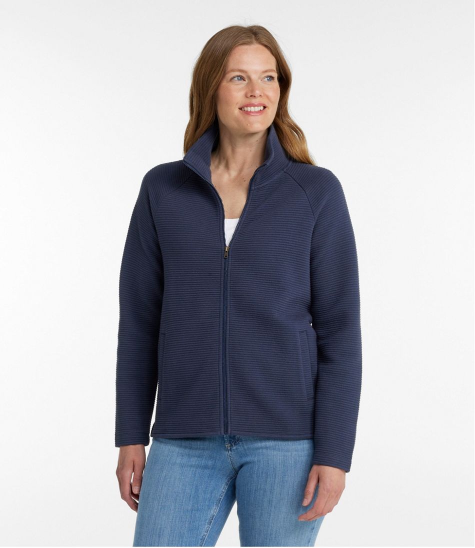 Women's Lakewashed Double-Knit Full-Zip L.L.Bean Recommended