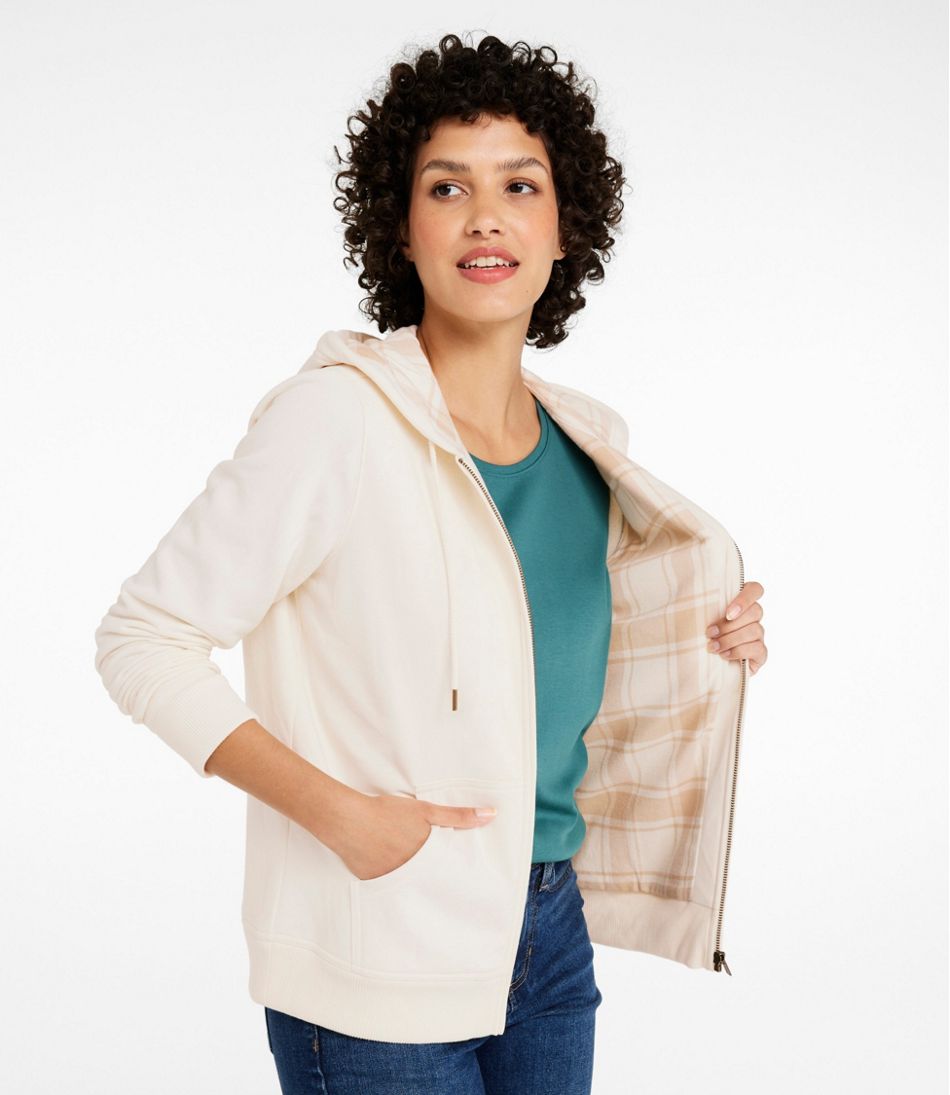 Women's L.L.Bean 1912 Sweatshirt, Flannel-Lined Hoodie L.L.Bean Classic