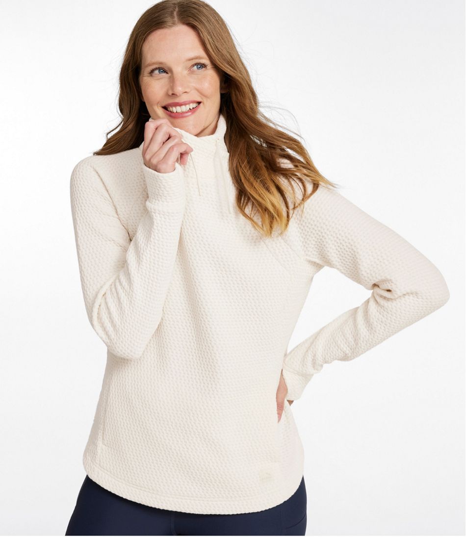 Women's Ridgeknit Crossneck Pullover L.L.Bean Essential