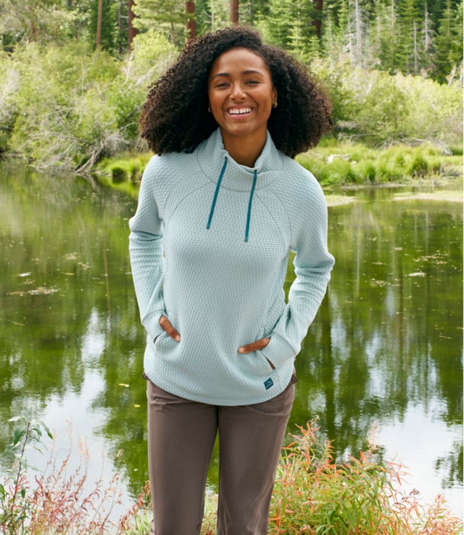 Women's Ridgeknit Crossneck Pullover L.L.Bean Essential