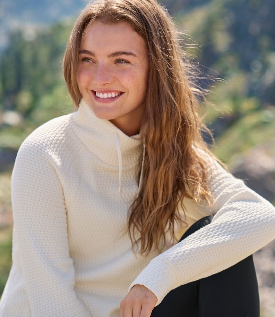 Women's Ridgeknit Crossneck Pullover L.L.Bean Essential