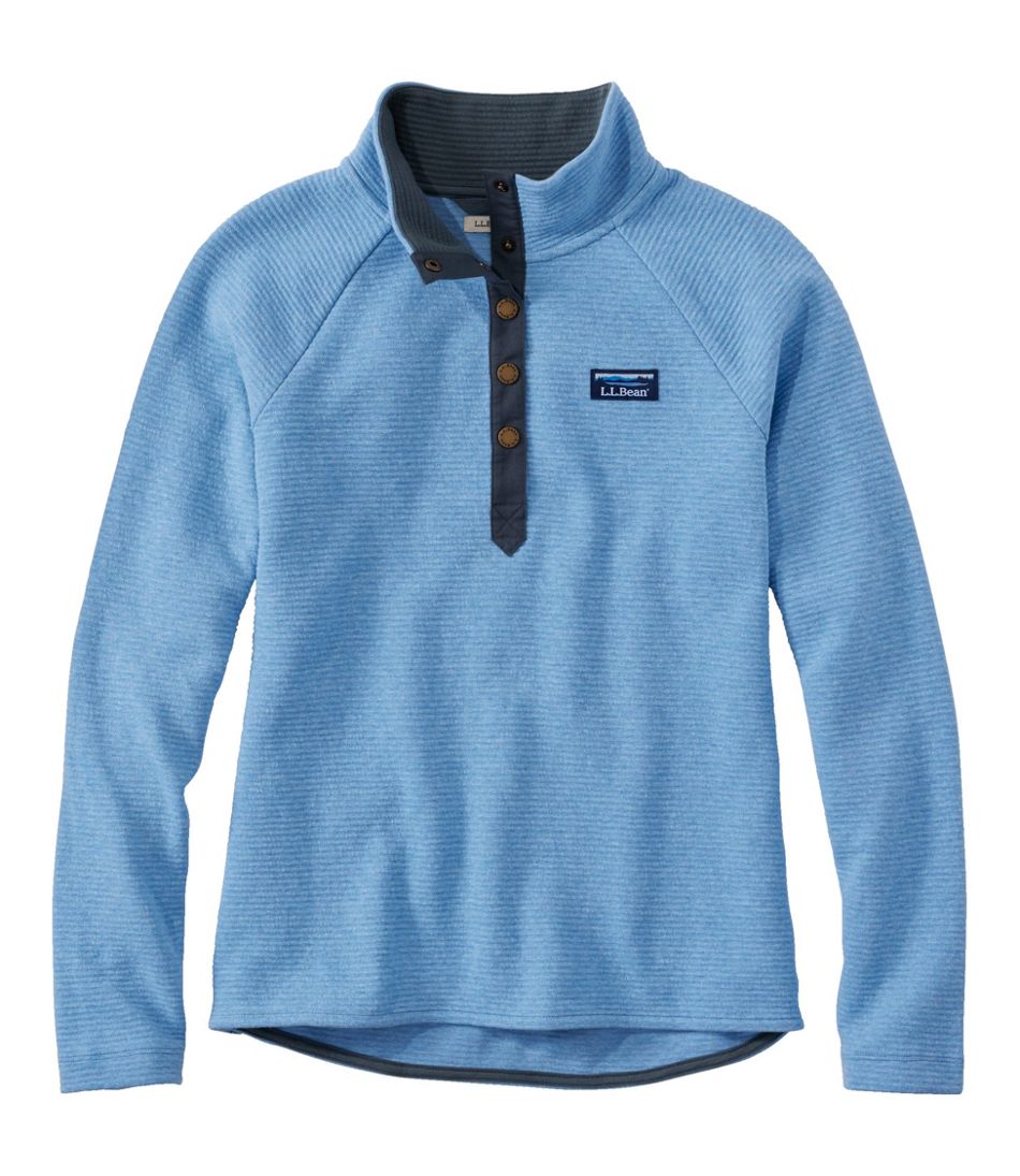 Women's Lakewashed Double-Knit Quarter-Snap L.L.Bean Everyday