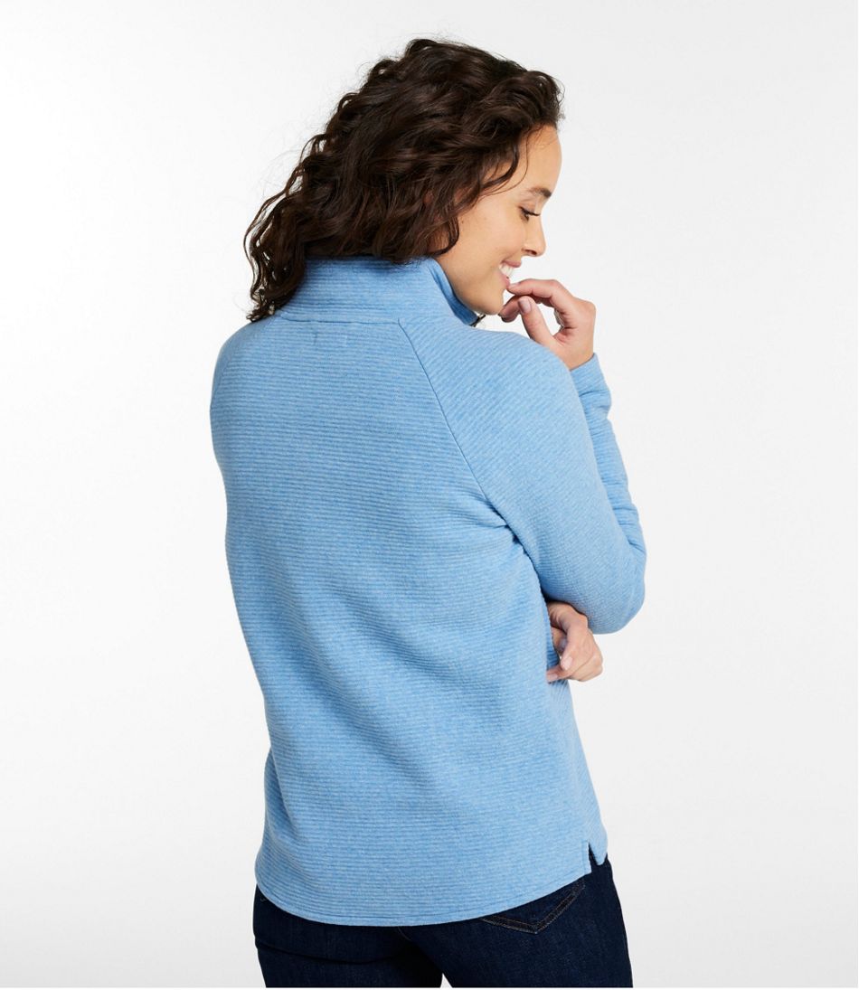 Women's Lakewashed Double-Knit Quarter-Snap L.L.Bean Everyday