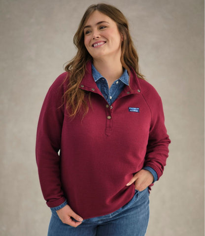 Women's Lakewashed Double-Knit Quarter-Snap L.L.Bean Everyday